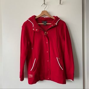 Lauren Jeans Co. Red Knit Jacket
